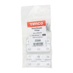 Timco Solid Drawn Hinge - Solid Brass - Satin Chrome