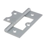 Timco Plain Bearing Flush Hinge - Solid Brass - Satin Chrome