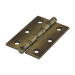 Timco Performance Ball Race Hinge - Solid Brass - Antique Brass