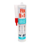 Timco 9 in 1 Adhesive & Sealant 290ml - Crystal Clear