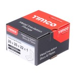Timco Ceiling Angle Brackets 25 x 25 x 22  - Galvanised