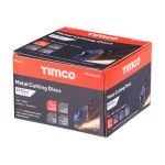 Timco Bonded Abrasive Disc 115 x 22.2 x 2.5mm - Metal Cutting Disc