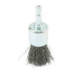 Timco Drill End Brush 25mm - Crimped Steel Wire