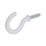 Timco Cup Hooks - Round - White