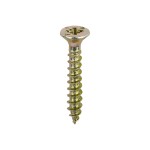 Timco Velocity Premium 3mm Multi-Use Screws Double Countersunk Pozi - Yellow