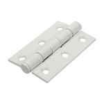 Timco Twin Ball Bearing Hinges - Steel - White