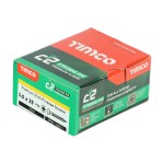 Timco C2 Strong-Fix 3.5mm Double Countersunk Woodscrews Pozi - Yellow