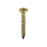 Timco Velocity Premium 3.5mm Multi-Use Screws Double Countersunk Pozi - Yellow