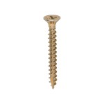 Timco Classic Multi-Purpose 3.5mm Woodscrews Double Countersunk Pozi - Yellow