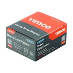 Timco Heavy Duty Staples Chisel Point - Galvanised - 5000 Piece