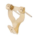 Timco Picture Hanging Hooks - Double - Electro Brass