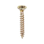 Timco Velocity Premium 4mm Multi-Use Screws Double Countersunk Pozi - Yellow