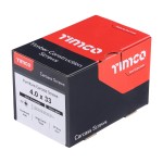 Timco Furniture Carcass Woodscrews Pozi 500 Pack - Black