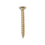 Timco Solo Chipboard & Woodscrews 4mm Double Countersunk Pozi - Yellow