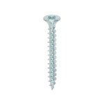 Timco Solo Chipboard & Woodscrews 4mm Double Countersunk Pozi - Zinc
