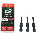 Timco C2 Clamp-Fix 4 x 50mm Double Countersunk Woodscrews 800 Piece - Yellow