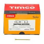 Timco Solo Chipboard & Woodscrews Industry Packs 1000pc - Yellow
