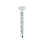 Timco Window Fabrication Self Drilling & Tapping Screws Countersunk Phillips - Zinc