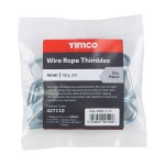 Timco Wire Rope Thimbles - Zinc