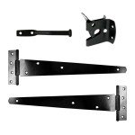 Timco Pedestrian Gate Kit - Black