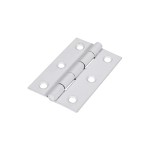 Timco Plain Butt Hinge - Fixed Pin (1838) - White