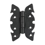 Timco Pair of Butterfly Hinges - Antique Black