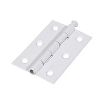 Timco Plain Butt Hinge - Loose Pin (1840) - White