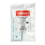 Timco Plain Butt Hinge - Loose Pin (1840) - White
