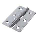 Timco Plain Butt Hinges - Fixed Pin (1838) - Zinc