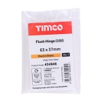 Timco Flush Hinge (105) - Electro Brass