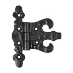 Timco Pair of Unequal Hinges - Antique Black