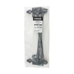 Timco Pair of Crown / Coronet Hinges - Antique Black