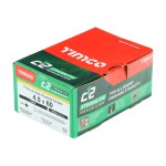 Timco C2 Strong-Fix 4.5mm Double Countersunk Woodscrews Pozi - Yellow