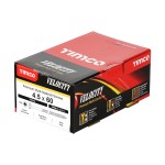 Timco Velocity Premium 4.5mm Multi-Use Screws Double Countersunk Pozi - Yellow