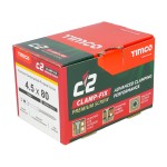 Timco C2 Clamp-Fix 4.5mm Double Countersunk Woodscrew Torx - Yellow
