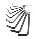Timco Hex Key Keyring Set 8pc
