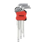 Timco Long Arm Ball End Hex Key Set 9pc