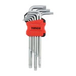 Timco Long Arm TX Drive Key Set 9 pc