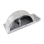 Timco Padlock Protection Bar - Heavy Duty - Right - Hot Dipped Galvanised
