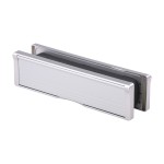 Timco Intumescent Letterbox - Satin Anodised Aluminium - Silver Frame