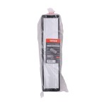 Timco Intumescent Letterbox - Satin Anodised Aluminium - Black Frame