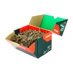 Timco C2 Strong-Fix Double Countersunk Twin-Cut Woodscrews Pozi 1000 Piece - Yellow