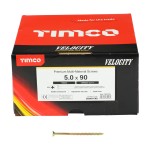 Timco Velocity Premium Multi-Use Screws Double Countersunk Pozi - Yellow