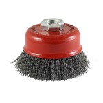 Timco Drill Cup Brush - Crimped Steel Wire