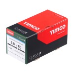 Timco Classic Multi-Purpose 6mm Woodscrews Double Countersunk Pozi - A2 Stainless Steel