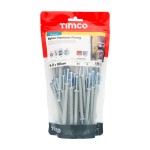 Timco Nylon Hammer Fixings - PZ - Zinc
