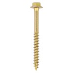 Timco Advanced Coach Screws Hex Flange - Yellow