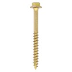Timco Advanced Coach Screws Hex Flange - Yellow