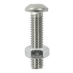 Timco Socket Screws & Hex Nuts - Button - Stainless Steel