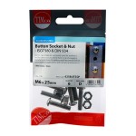 Timco Socket Screws & Hex Nuts - Button - Stainless Steel